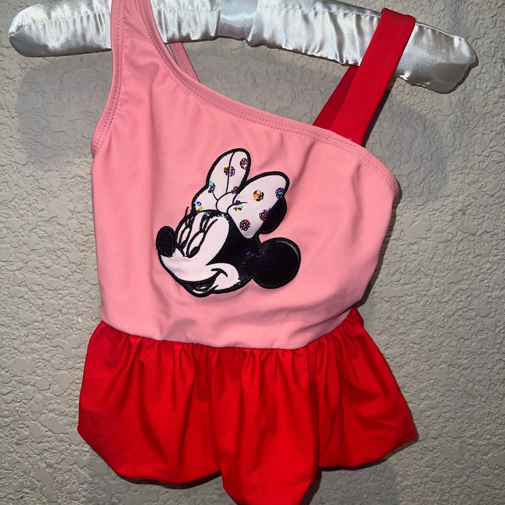 Disney Pink and Red Minnie Mouse Outfit